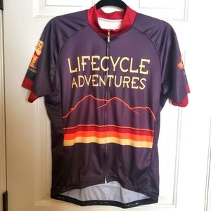 Canari Mens Large Cycling Jersey Lifecycle Adventures